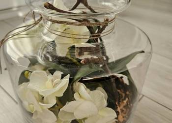 Słój ze storczykirm sztucznym