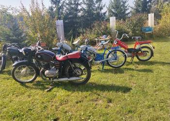 Pannonia 250 i Rt mz 125 z dokumentami komar sztywniak kadet