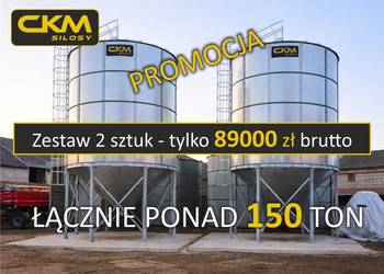 Sprzedam 2 silosy 150 ton – tanio!Tylko 89 000 zł/brutto