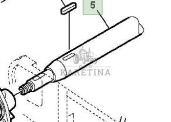 John Deere 9780CTS 9780 CTS Wał Napędowy Z70135 HXE31744
