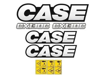 Naklejki oklejenie naklejka - CASE CX130C Zamiennik