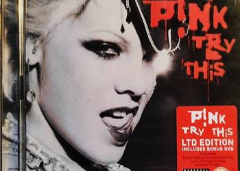 CD Nowa Polecam Wspaniały Album CD-DVD CD Try This -P!NK