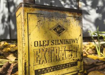 Puszka po oleju Extra 5 T prl