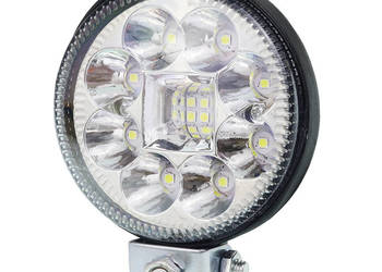 LAMPA ROBOCZA HALOGEN LED, 12 LED, OKRĄGŁA, 12-36V,, 83X83X42MM