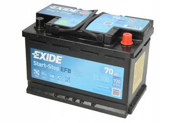 Akumulator Exide EL700 12V 70Ah 760A