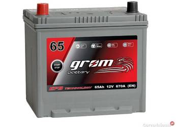Akumulator GROM EFB START&STOP 65Ah 670A Japan lewy Plus DTR