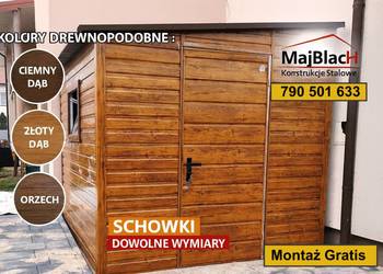 Złoty Dąb – Schowek / Wiata / Altana na Narzędzia / Garaż  – Maj-Blach