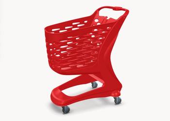 Wózek sklepowy plastikowy MINI Eko Color, 80l.