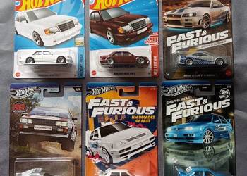Hot Wheels Mercedes-Benz 500 E VW Jetta MK3 Nissan Skyline GT-R Audi