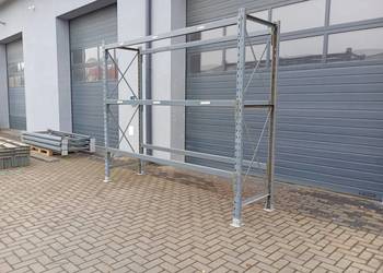 Regał do magazynu kontenerowy magazynowy hala półkowy Dexion 250cmx60cm