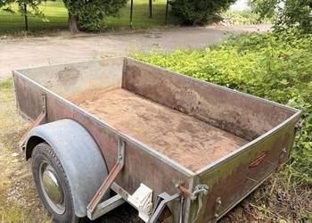 Przyczepka samochodowa przyczepa z hamulcem paka plandeka lekka mocna 1,2T