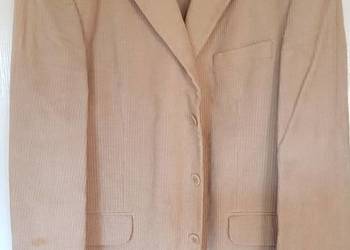 L-XL garnitur marynarka stylowa modna elegancka  sztruks