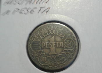 1 Peseta Hiszpania 1944 r.