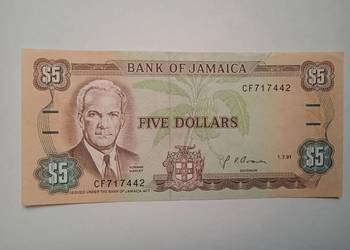 Jamajka 5 $ - 1.7.91