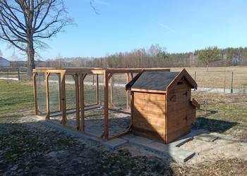 KURNIK DLA KUR 6-12 XL , WOLIERA 3x4m ocieplony całoroczny !