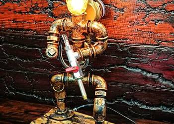 Nalewak, stojak, dozownik do alkoholu "Strażak" z licznikiem