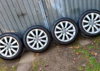 Felgi aluminiowe Audi A4 b8 8x17 et47 5x112 wielosezon 225/50/17 VW Skoda
