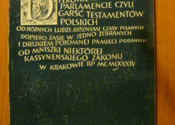 Dekret w niebieskim ferowany parlamencie