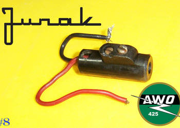 JUNAK AWO styczka NN ORYGINAŁ iskrownik ZS 3 niskie napięcie komplet