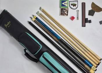 Profesjonalny Zestaw Bilardowy: Kije Falcon + Futerał Snake + Akcesoria