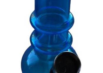 Bongo Akrylowe Fajka Wodna z Akrylu Niebieska Małe Bonio 16 cm