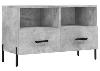 Szafka pod TV szarość betonu 80x36x50 cm WM-828984