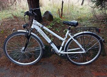 Alu Rower Miejski Damski Lizzard Urban Damka 3x7 Acera Amortyzator 28