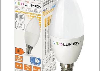 Żarówka LED LEDLUMEN E14 8W = 60W 806lm ciepła Promocja! Żarówka LED LEDLUMEN E14 8W = 60W 806lm ciepła Promocja!