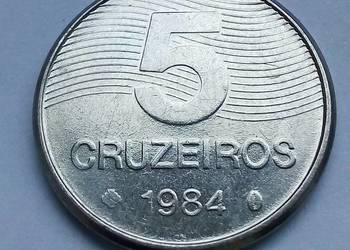 BRAZYLIA-5 CRUZEIROS--1984 r