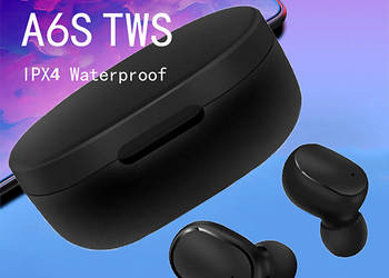 A6S TWS nowe słuchawki bezprzewodowe bluetooth 5.0