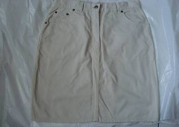 Spódnica damska biała PUBLIC Jeans Desing roz 44