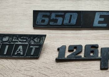 Emblematy Fiat 126p