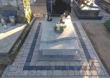 Usługi kamieniarskie cmentarz podnoszenie zapadniętych pomników