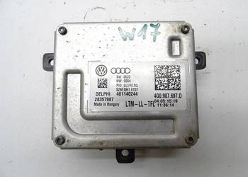 PRZETWORNICA MODUŁ ŚWIATEŁ STEROWNIK 4G0907697D SKODA OCTAVIA III