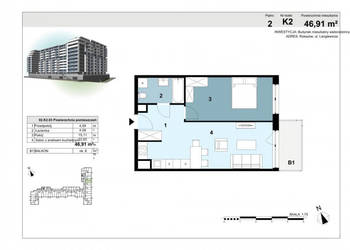 Nowe 2 Pokojowe Mieszkanie 47 m2-Blisko Centrum Miasta-Prywatnie-Stan Deve…