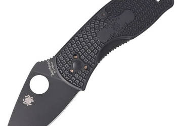 Nóż składany Spyderco Ambitious Black FRN, Black Blade 8Cr13MoV (C148PBBK)