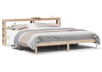 Rama łóżka bez materaca lite drewno sosnowe 200x200 cm WM-3305730