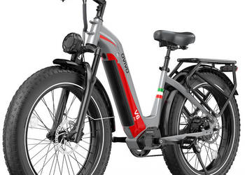 Rower elektryczny OVIVO V6 PRO szary silnik Bafang 250W Raty | FV/Paragon