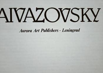 Ajwazowski malarz Ormianie Leningrad album sztuka księgarnia