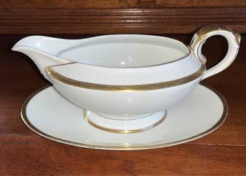 Sosjerka. Syg. Eschenbach. Bavaria. Biała porcelana- złocon