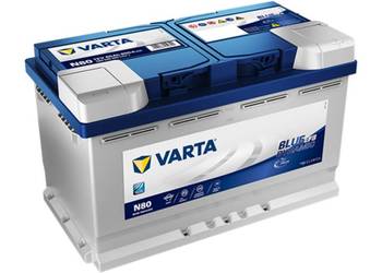 Akumulator 80Ah VARTA N80 Blue Dynamic 800A EFB DARMOWA DOSTAWA
