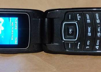 Samsung GT E 1150 Flip Telefon z Klapką + ładowarka