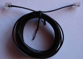 Przedłużacz kabel telefoniczny wtyk wtyk 3m wtyk 6P4C - wtyk 6P4C RJ11