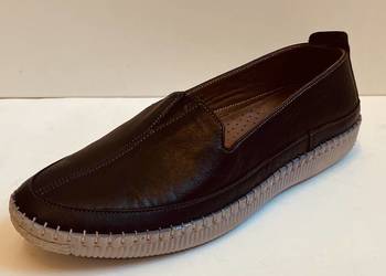 Skórzane damskie mokasyny rozmiar 37 (ARA906)