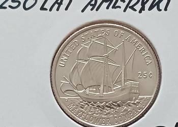 25 centów USA - 2026 - 250 lat Niepodległości Ameryki-Mayflower men."D"