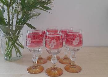 Kieliszki kryształowe Bohemia z czasów PRL-u