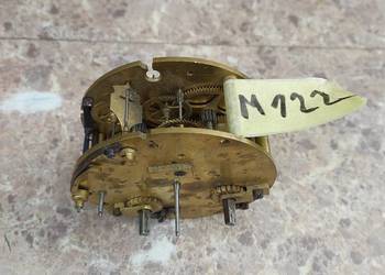 M122 Mechanizm starego zegara kominkowego francuza niekompletny