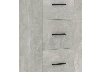 Szafka szarość betonu 40x33x70 cm materiał drewnopochodny WM-819424