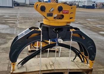 Chwytak hydrauliczny obrotowy sortujący wyburzeniowy kleszcze 5ciopalczaste