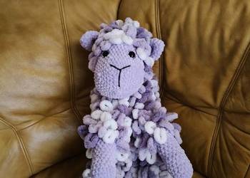 Owieczka lila maskotka do przytulanki